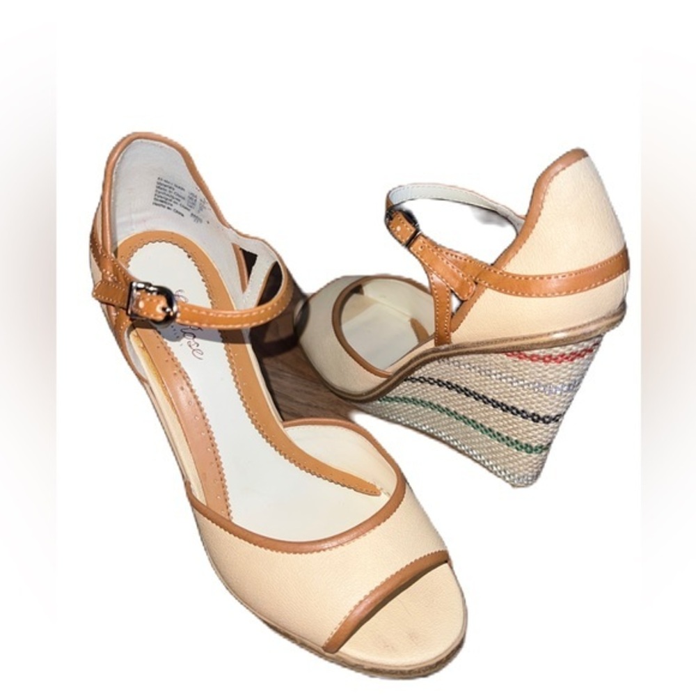 Lela Rose🦎for Payless Espadrille Wedge Sandals🌵